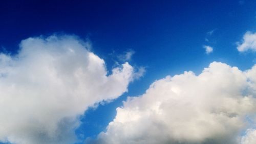 Low angle view of clouds in sky