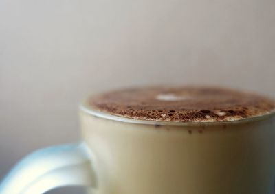 Close-up of coffee in cup