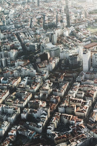 High angle view of cityscape