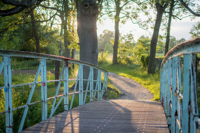 Walkway leading to footpath
