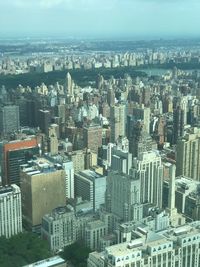 High angle view of cityscape