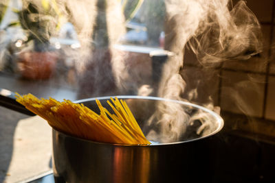 Cooking pasta