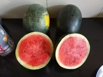 High angle view of fruits