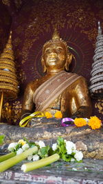 Sculpture of buddha statue in temple