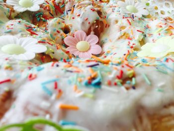 Detail shot of pastries