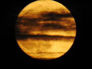 Close-up of moon at sunset