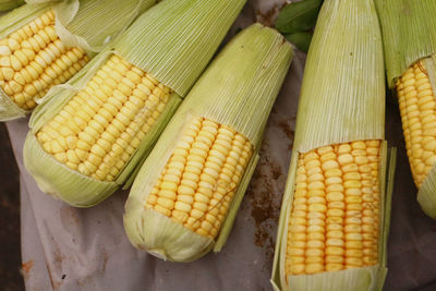 Close-up of fresh corns