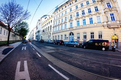 View of city street