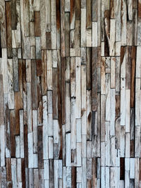 Full frame shot of wood