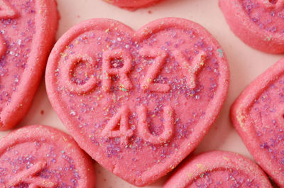 Pink valentine cookie