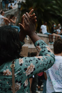 Blm - demonstration black lives matter in rome