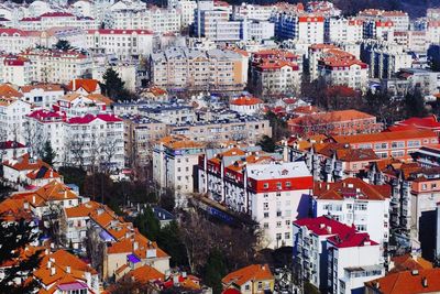 Aerial view of cityscape