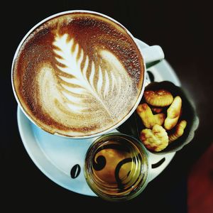 Close-up of coffee on table