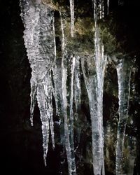 Close-up of waterfall