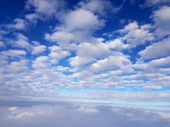 Low angle view of clouds in sky