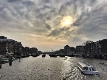 Scenic view of river against sky