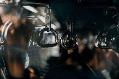 Close-up of illuminated light bulb