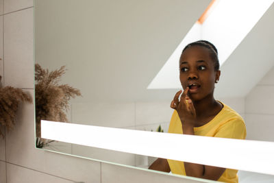 Portrait of boy looking away