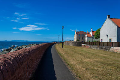 Coastal village view