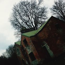 Low angle view of building against sky