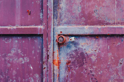 Full frame shot of closed door