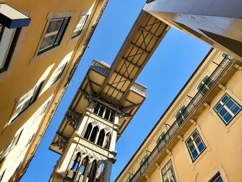 Low angle view of buildings against sky