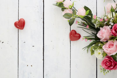Close-up of rose bouquet