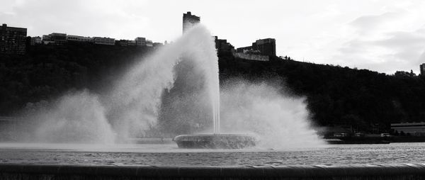 View of fountain