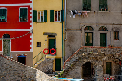 Exterior of buildings at riomaggiore