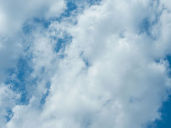 Low angle view of clouds in sky