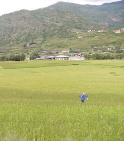 Scenic view of village