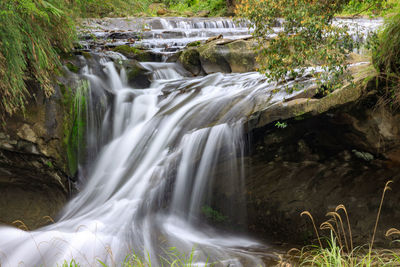 The great view of shifen waterfall