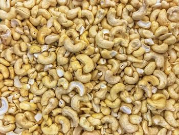 Full frame shot of cashews