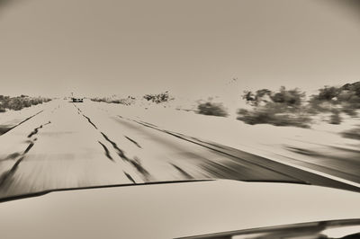 Snow covered landscape