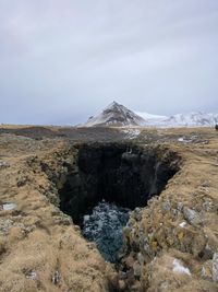 Scenic view of landscape against sky