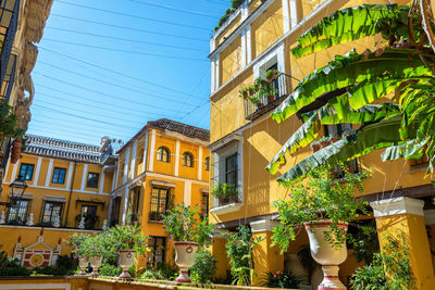 Low angle view of building against sky