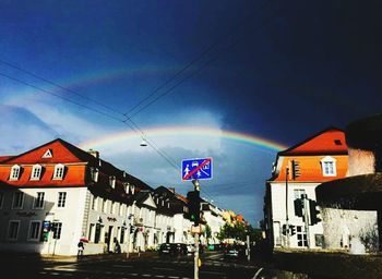 Residential buildings against sky