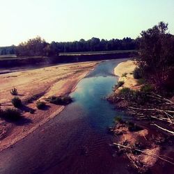 Road passing through landscape