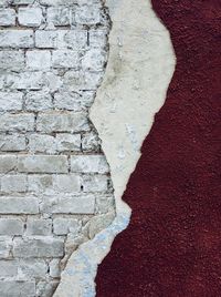 Full frame shot of weathered wall