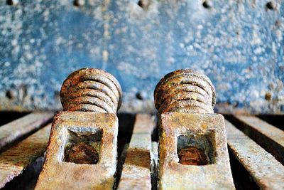 Close-up of rusty metal