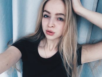 Portrait of young woman