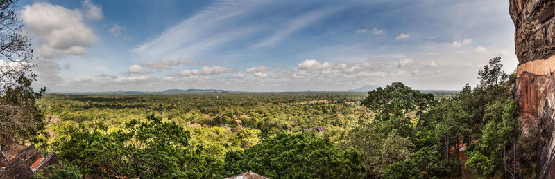 Panoramic view of landscape against sky