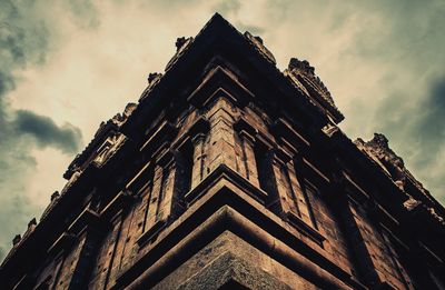 Low angle view of church against sky