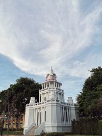 Low angle view of building against sky