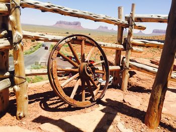 Close-up of an abandoned building