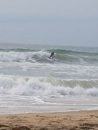 Scenic view of beach