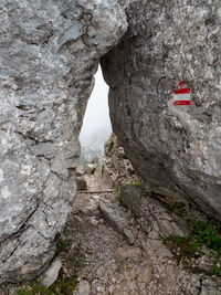 View of rock formation