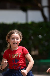 Portrait of a smiling girl