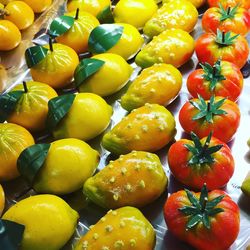 Full frame shot of fruits