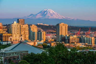 View of buildings in city